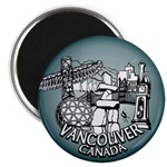 Vancouver Souvenir Fridge Magnet Vancouver BC Gift