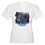 Vancouver Souvenir Women's V-Neck T-Shirt Vancouver Souvenir Women's V-neck T-Shirt Vancouver Vancouver Inukshuk Souvenir T-shirts for Women, Vancouver Canada Souvenir Gifts Shop Online Vancouver Souvenir Ladies & Girls Shirts