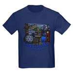 Kid's Vancouver Souvenir T-shirts Vancouver BC Dark T-Shirts for Boys & GIrls