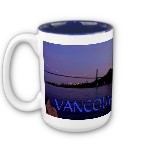 VANCOUVER CUPS & VANCOUVER MUG STEINS & VANCOUVER CUPS MUGS GLASSES & TRAVEL MUGS