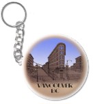 Vancouver Souvenir Keychains Vancouvr Landmark Gifts Vancouver Gastown Keychains Ornaments / Keepsakes Gifts Vancouver Souvenir Totem Pole Keychains& Gifts