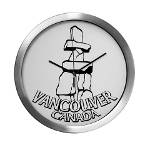 Vancouver BC Souvenir Wall Clock
