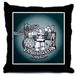 Vancouver Souvenir Throw Pillow Vancouver Gifts