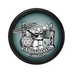 Vancouver Souvenir Cool Inukshuk Wall Clock