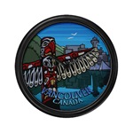 Vancouver BC Souvenir Wall Clock