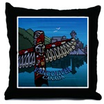Vancouver Canada Souvenir Throw Pillow