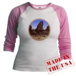 Women's Vancouver BC Souvenir Jr. Raglan