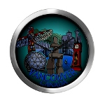 Vancouver BC Souvenir Wall Clock