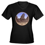 Vancouver Souvenir Women's V-Neck Dark T-Shirt