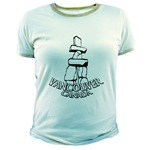 Vancouver Souvenir Jr. Ringer T-Shirt Vancouver Souvenir Women's Inukshuk Souvenir T-shirts for Ladies Vancouver Canada Souvenir Gifts Shop Online Ladies & Girls Shirts