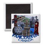 Vancouver Souvenir Magnets Available Online