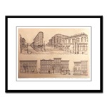 Vancouver BC Gastown Sketch, architectural illustration Art Print Framed Cityscape Art Print Ink Drawing Custom sketches available pencil drawing  by Canadian Vancouver BC Artist INDIGO aka Kim Hunter Pencil Sketches / Drawings / Illustration Flowers Wildlife Landscapes Sketches Ink Drawings & Original Art & illustration landscape sketches, wildlife, nudes, people, portraits, pets, Art & Design Pencil, graphite & ink sketches & drawings by Kim Hunter artist