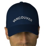 Embroidered Vancouver Canada Baseball Caps