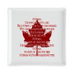 Canada Cocktail Plates, Canada Napkins, PlaceMats, Plates, Canada Souvenir Dishtowels, Tablecloths, Cutting Boards, Serving Trays, Canada Souvenir Platters, Potholders, Oven Mitts, Canada Winestoppers and Much More!