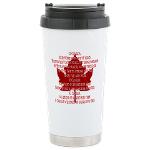 Canadian Anthem Travel Mugs Souvenir Canada Collection 