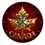 Customizable Canada Souvenir Wall Clocks