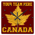 Customizable Canada Souvenir Wall Clocks