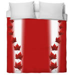 Canada Duvet Covers Classic Canada Maple Leaf Bedding Canada Flag Duvet Covers and Canada Souvenir Decor