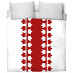 Canada Duvet Covers Classic Canada Maple Leaf Bedding Canada Flag Duvet Covers and Canada Souvenir Decor