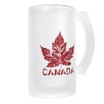 customizable Canada souvenir beer mugs, glasses, travel mugs, Canada flasks and your name here Canadian jumbo coffee cups water bottles personalized Canada souvenir drinkware collection