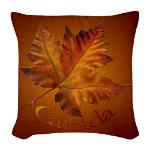 Canada Throw Pillows Microsuede Burlap Woven and Canvas Canada Throw Pillows Souvenir Collections 