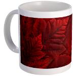 Canada Maple Leaf Souvenir Mug / Cup Canada Souvenir Gifts Canadian Maple Leaf Souvenir Cups for Home Office Beautiful Red Maple Leaf Gifts Canada Art Cups 