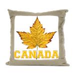 Canada Throw Pillows Microsuede Burlap Woven and Canvas Canada Throw Pillows Souvenir Collections 
