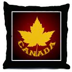 Canada Throw Pillows Microsuede Burlap Woven and Canvas Canada Throw Pillows Souvenir Collections