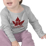 Canada Baby Shirts Personalized Canada Souvenir Baby Shirts & Gifts