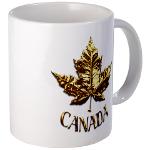 Canada Souvenir Mugs & Cups Gold Medal Canada Gifts Sporty Souvenir Canada Flag Cups Mugs & Glasses Gold Maple Leaf Canada Souvenirs Designer Canadian Gifts Keepsakes & Souvenirs