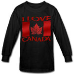 I Love Canada Kid's Shirts Canada Souvenir Kid's Shirts 