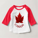 customizable Baby Canada shirts for baby boys and baby girls, Canada souvenir baby shirts collection