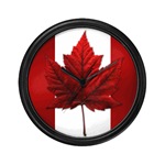 Canada Souvenir Wall Clock Canada Maple Leaf Souvenir Gifts Canadian Souvenir
						 Canada Flag Clock Souvenirs for Home & Office