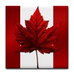 Canadian Souvenir Coasters Canada Flag Souvenir Coasters for Home & Office 
