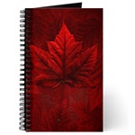 Canada Maple Leaf  Souvenir Notebook, journal Autumn Maple Leaf  Journal