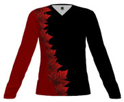 Women's Canada souvenir shirts long sleeve Canada shirts collection XS to 4XL Ladies and Canada team long sleeve shirts mywear collection sizes are fully customizable. 