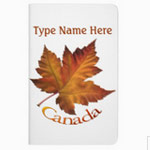 Personalized Canada souvenir journals notebooks sketchpads diaries and logbooks collection.