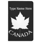 Personalized Canada souvenir journals notebooks sketchpads diaries and logbooks collection.