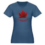 Canada Souvenir T-shirt Organic Women's Fitted Canada T-Shirt
