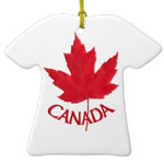 Fully customizable Canada souvenir decorations, keepsakes and fully customizable Canada ornaments