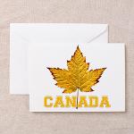 Canada Souvenir Maple Leaf Cards Autumn Leaf Cards 