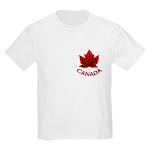 Canada Maple Leaf Kid's T- Shirts Canada Souvenir Shirts