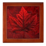 Canadian Souvenir Maple Leaf Gifts Keepsake Boxes Canada Maple Leaf Souvenir Keepsake Box Jewelry Box Canada Souvenir Gifts for Home & Office Tile Box Canada Maple Leaf Souvenir Gifts