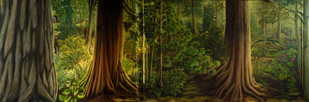 Nature House Mural Stanley Park Ecological Educational Landscape Mural 