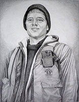 Sketched Portrait from Photo Custom Sketch / Drawing Original Custom Pencil Portait or a Working Man Original Custom Pencil Drawing on Paper  from Photographs