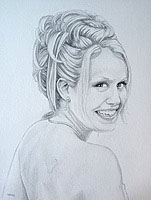 Custom Pencil Portraits from Photos Vancouver Artist Designer Kim Hunter Original Fine Art Drawings from Photographs In Loving Memory Art