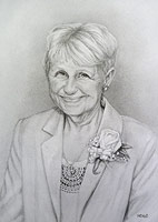 Custom Pencil Portraits from Photos Pencil on Paper Memorial Grandmother Drawing