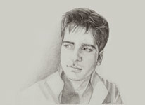 pencil portrait from photo