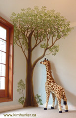 Tree Mural Child's Bedroom Vancouver Canada