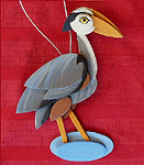 Handmade Wooden Christmas Decoration Wood Handcrafted Christmas Ornaments West Coast Wildlife Series